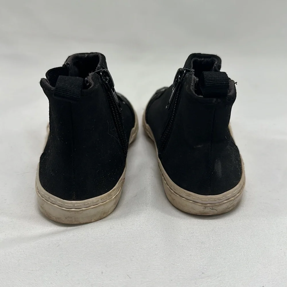 Baby Gap Kids Black Cat Booties Size 7